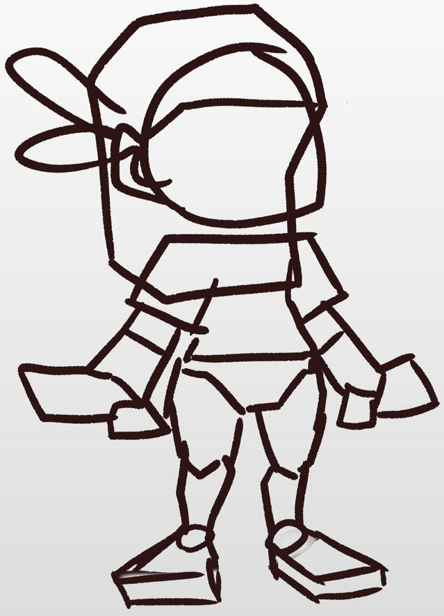 Estudo de formas, Mayara, 2024