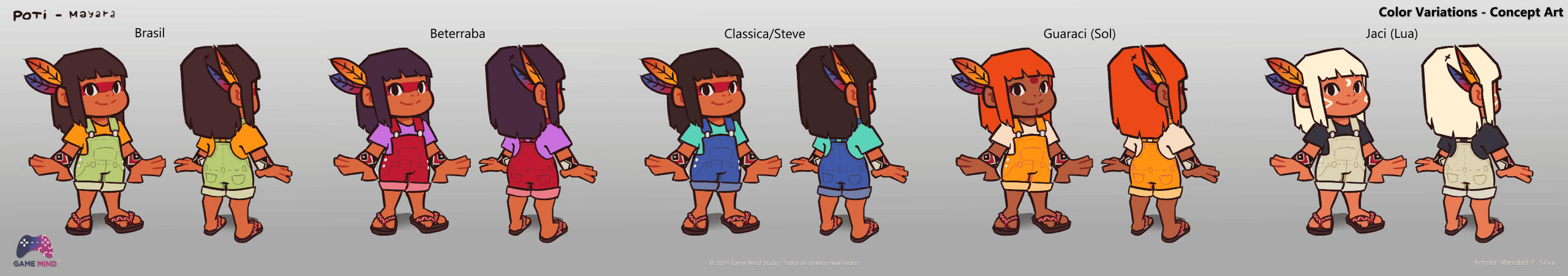 Variações de cor, Mayara, 2024