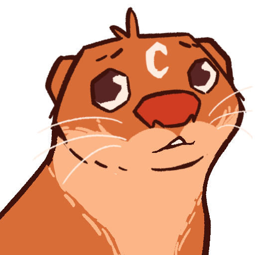 Lontra(animal) pensando, 2024