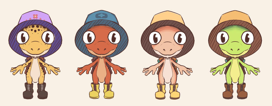 Variações de cor do Calango, 2022