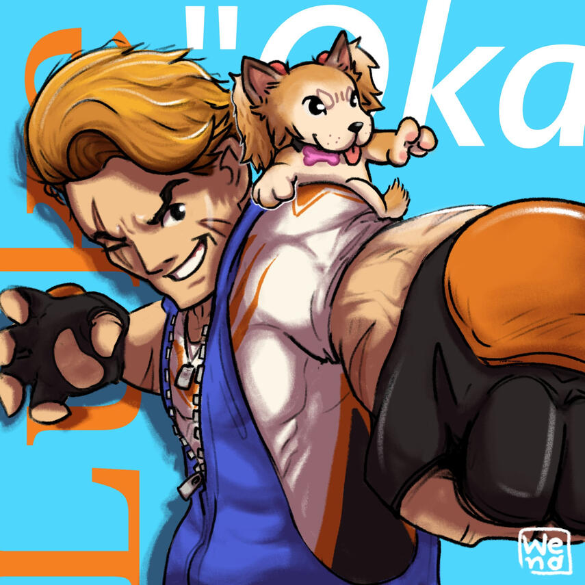 Fanart SF6 | Luke e Okamin, 2024