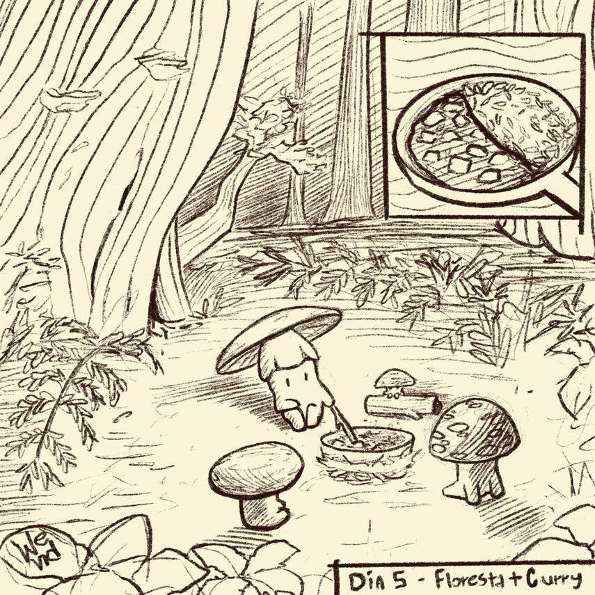 Cogumelando na floresta | Sustubro 5, 2024