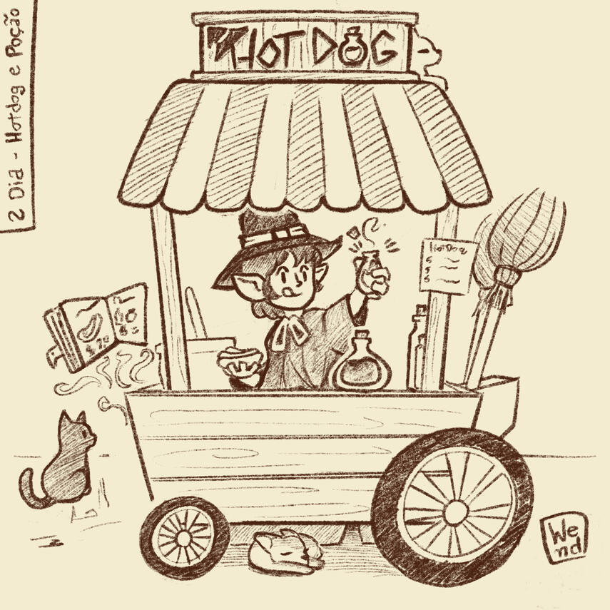 Hotdog da bruxinha | Sustubro 2, 2024