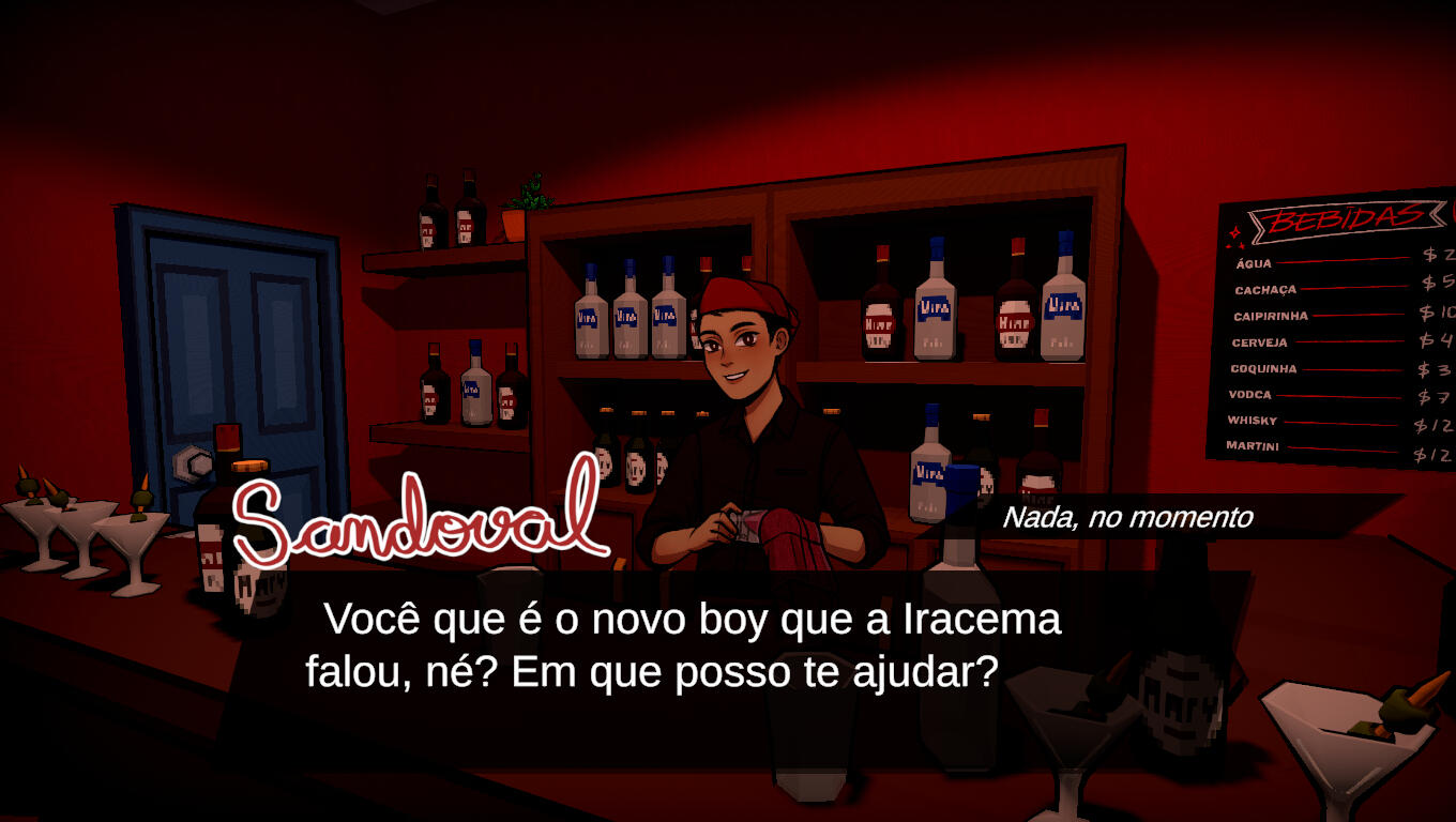 Área 50 | Vista do bar, Calangames, 2020 | Modelagem 3D e Ambientação,